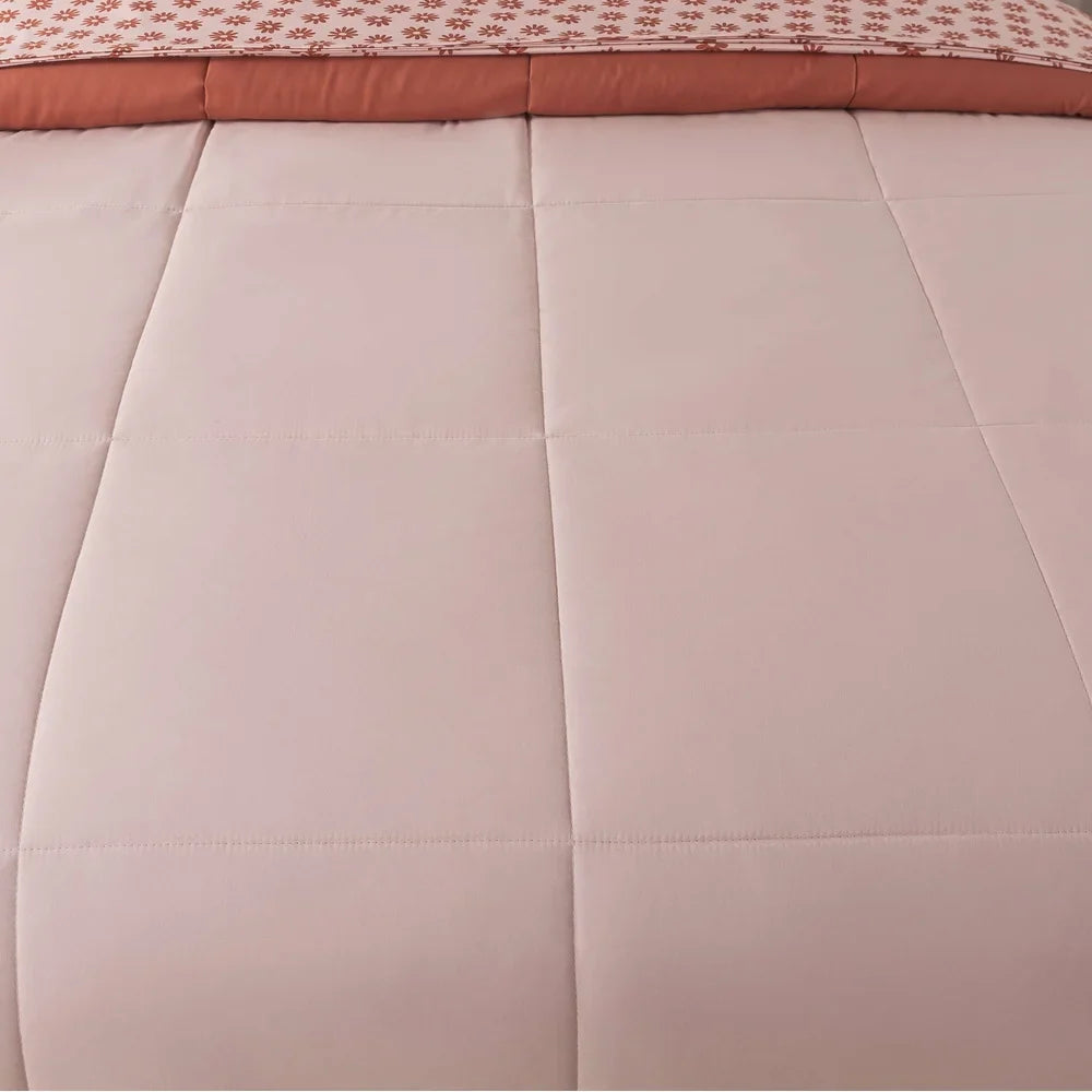 7-Piece Reversible Comforter Set with Sheets