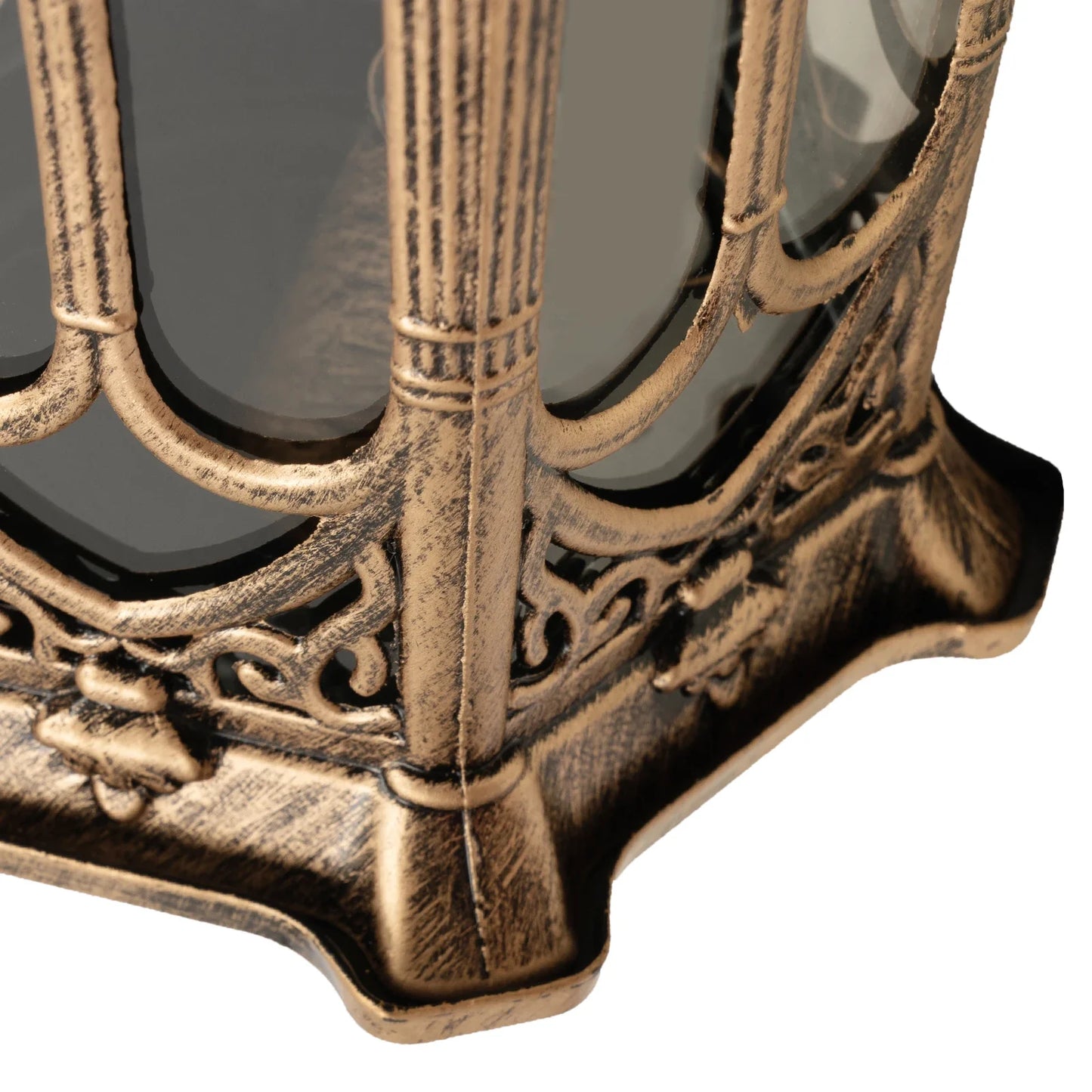Bymaocar E27 Antique Simple Wall Lamp Sconce Porch Lamp Garden Indoor & Outdoor Exterior Classic Cage Design Decor Wall Light