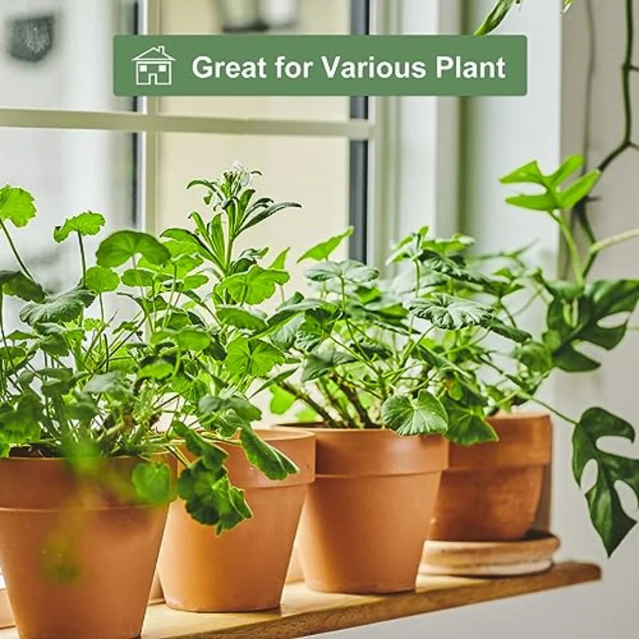 6 inch Terracotta Clay Pots for Plants with Saucer Medium Terra Cotta Plant Pots with Drainage Hole Flowerpot with Tray Terraco