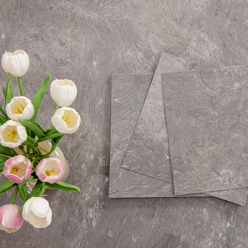 NINETAI Peel And Stick Floor Tile, 50pcs Vinyl Plank Wood Grain
