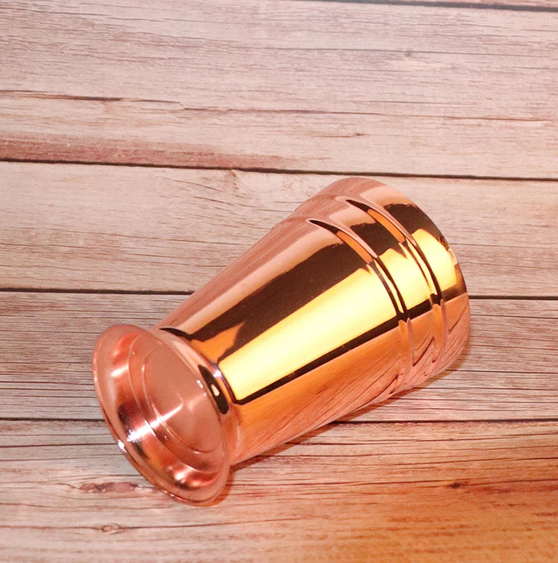4PCS 550ml 18 Ounces Hammered Copper Plated  Moscow Mule Mug
