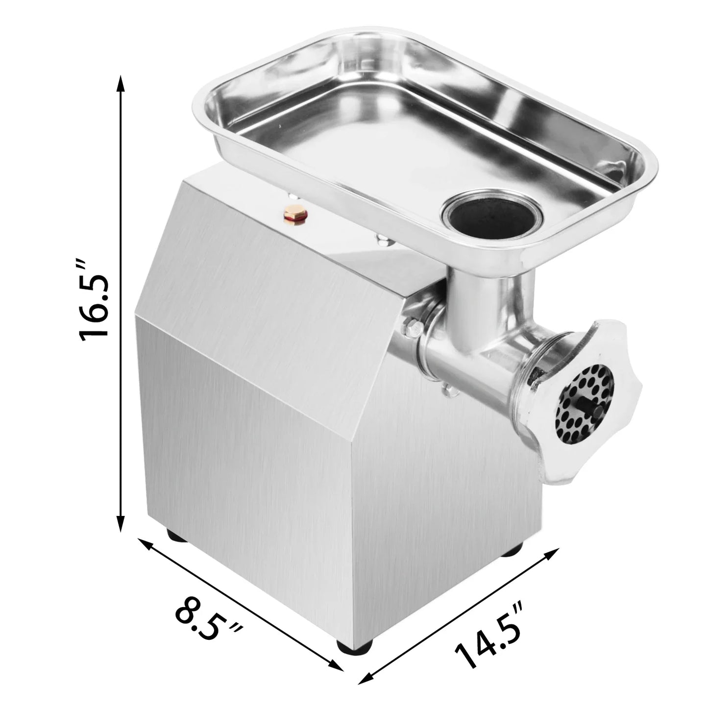 SucceBuy 250Kg/H Electric Meat Mincer Grinder Commercial Kitchen Chopper