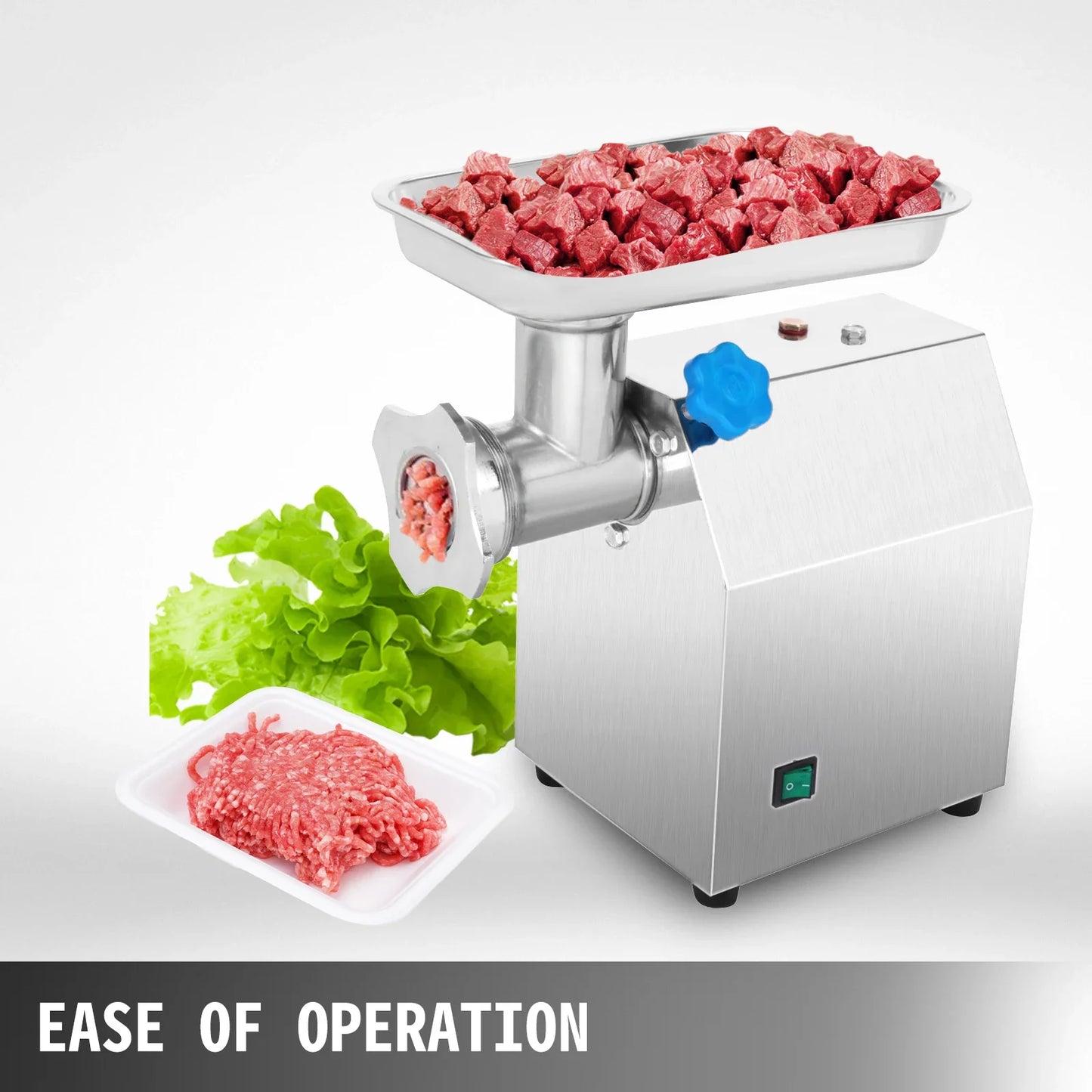 SucceBuy 250Kg/H Electric Meat Mincer Grinder Commercial Kitchen Chopper