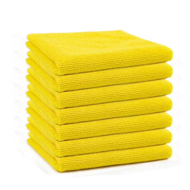 Microfiber Cleaning Cloth 12 Pack Cleaning Towels with 4 Color Assorted 11.5"X11.5"