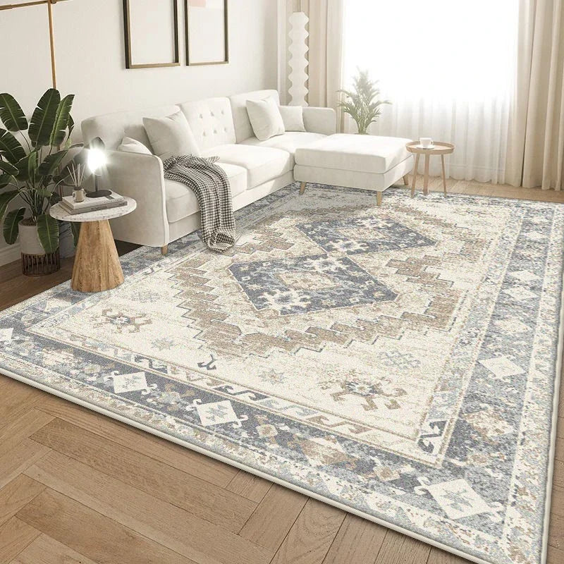 Retro Carpets for Living Room  Persian Design Rugs Large Size Non-slip Rug