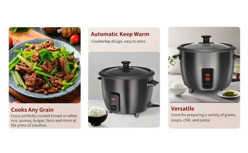 1.8L Household Rice Cooker Multifunctional Mini Small Rice Cooker  Stainless Steel