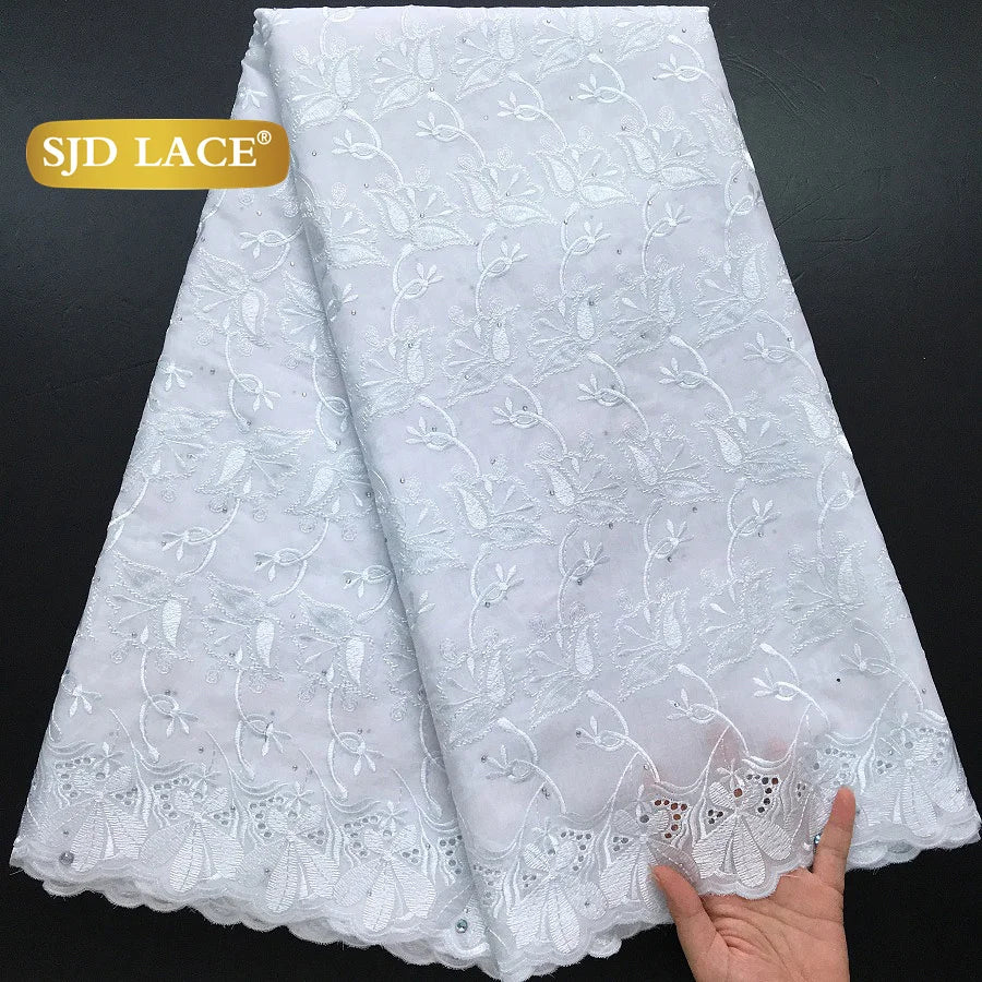 LACE African Nigerian Cotton Lace Fabrics