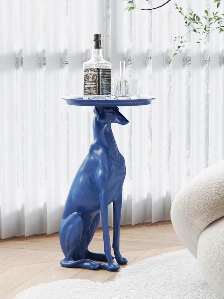 Dog Statue Sculpture, Coffee Table, Living Room Decoration,