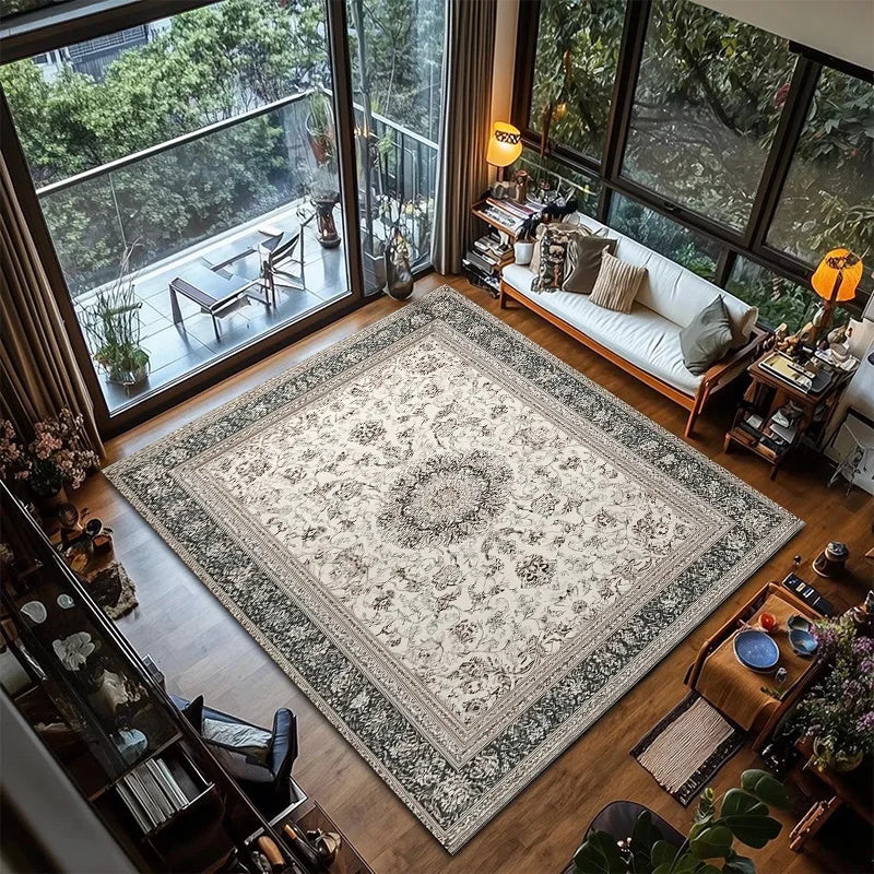 RAKKS Retro Style Rugs for Bedroom Large Area Living Room Decoration