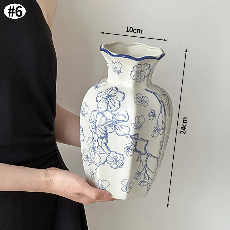 Ceramics Nordic Vase Flower Vase Bedroom Kitchen Tabletop