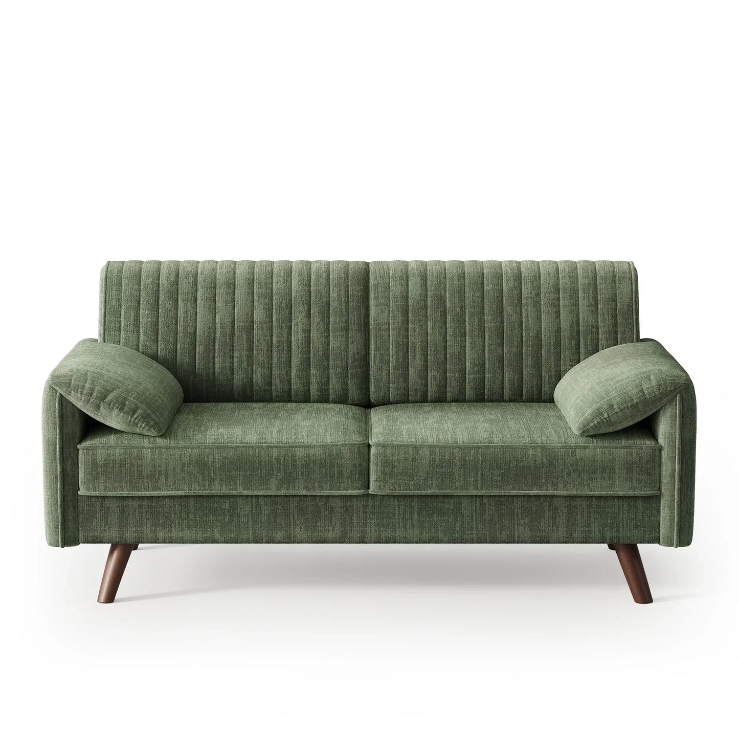 64.5" Loveseat Sofa, Chenille Loveseat, Small Couch for Living Room,  Love Seat