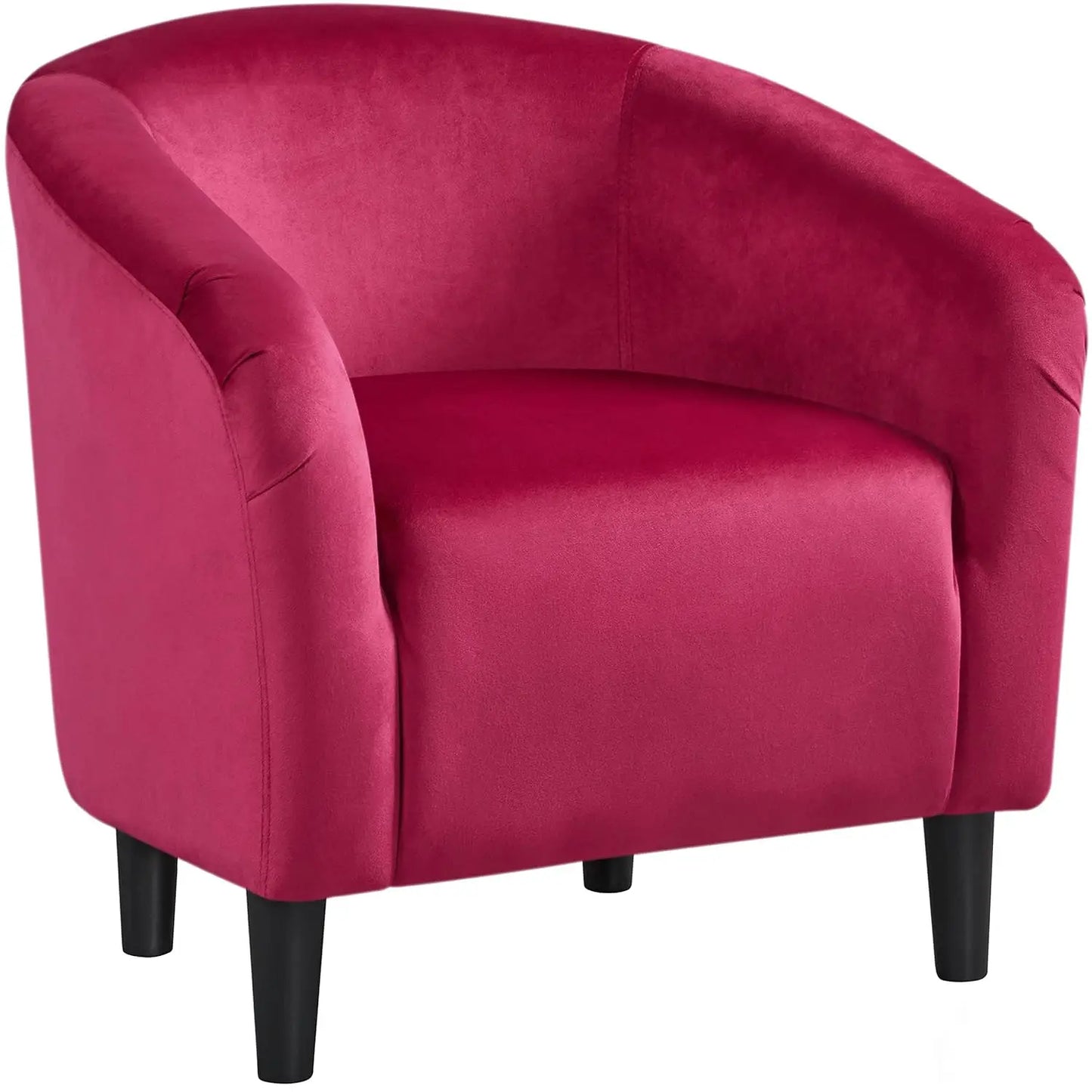 Barrel Chair, Modern Accent Chair Comfy Velvet Chair  for Living Room Bedroom Office,