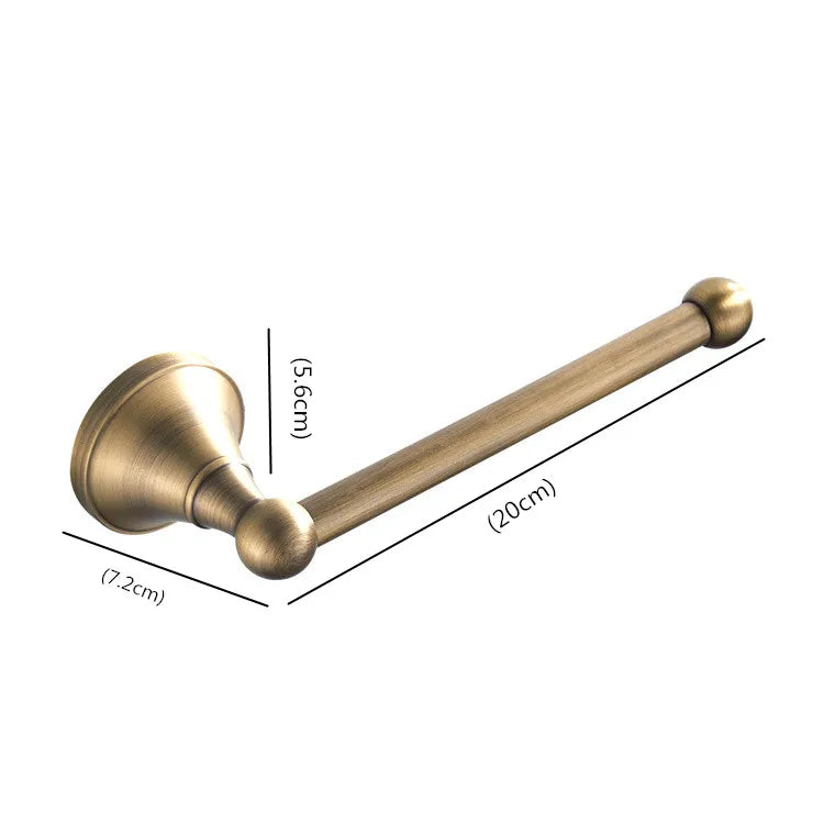 Bathroom Accessories Antique Brass Wall Mounted Toilet Paper Holder Towel Ring Robe Coat Hook