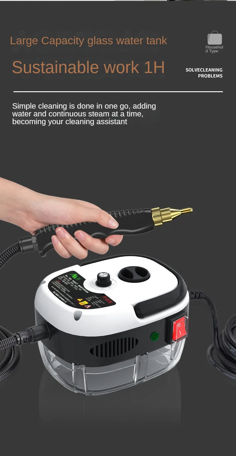 2500W Portable Steam Cleaner High Temperature  Pressure Jet  Machine