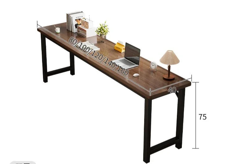 Modern Compact Dining Table Study Desk Narrow Space Saving Kitchen Table