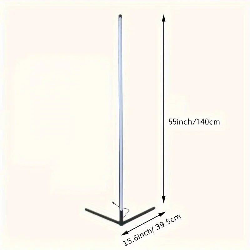 Corner Floor Lamp, 60-Inch Rgb Led Corner Lamp