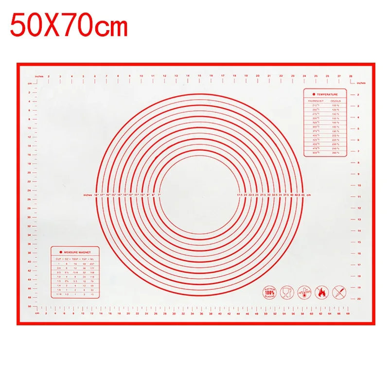 UNTIOR 1PCS Silicone Baking Mat Kneading Pad Dough Mat