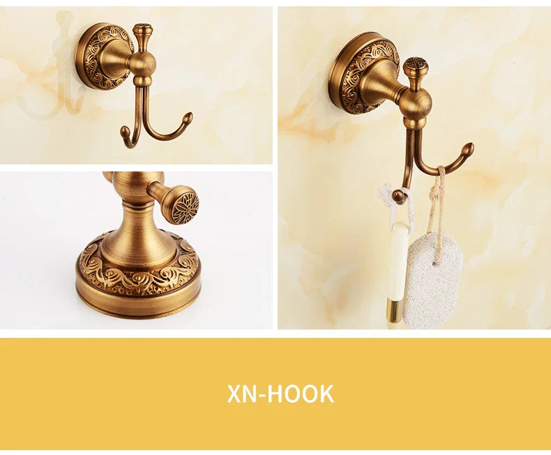 Antique Bronze Bathroom Hardware Set