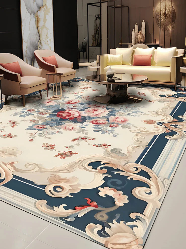 Pastoral Style Carpets for Living Room Bedroom Decor