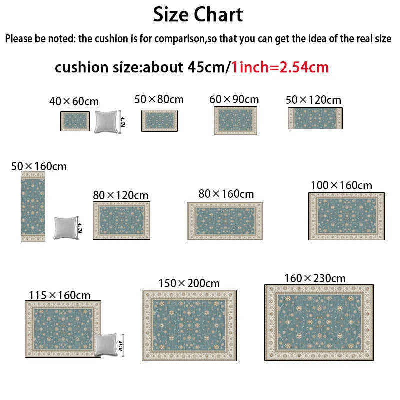 Nordic Luxury Style Carpet in The Living Room Decor Rugs