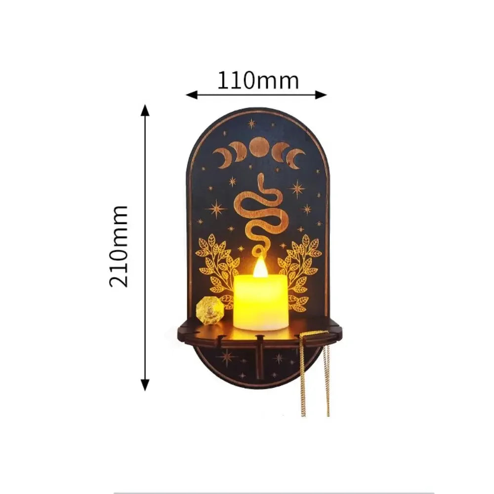 Wall Shelf Hand Woode Display Stand