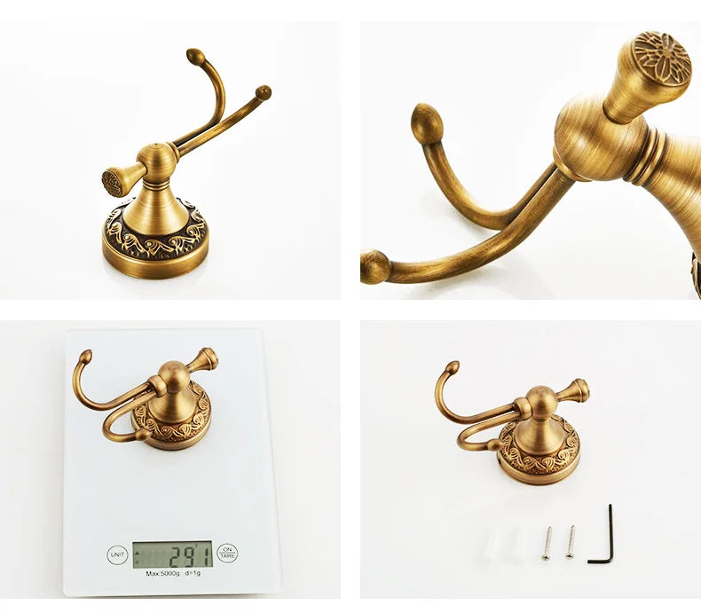 Antique Bronze Bathroom Hardware Set