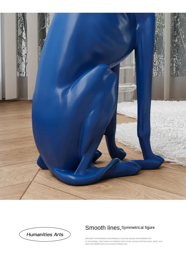Dog Statue Sculpture, Coffee Table, Living Room Decoration,