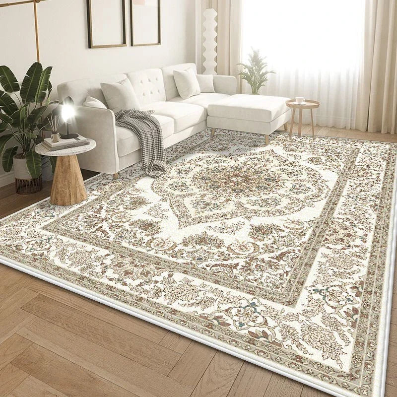 Retro Carpets for Living Room  Persian Design Rugs Large Size Non-slip Rug