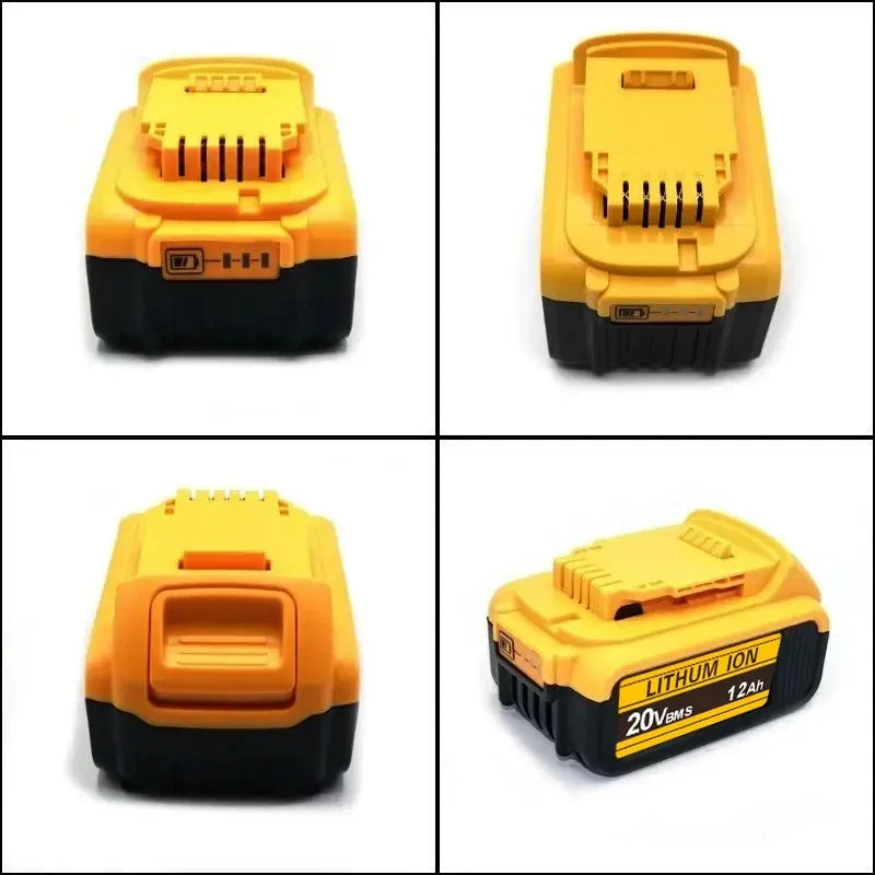 For DeWal Original 20V 12.0Ah MAX Battery Power Tool Replacement For DeWalt 20V 6A 18Volt 20v Battery.