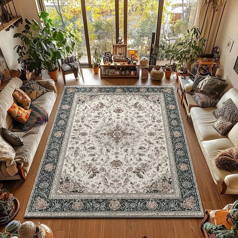 RAKKS Retro Style Rugs for Bedroom Large Area Living Room Decoration
