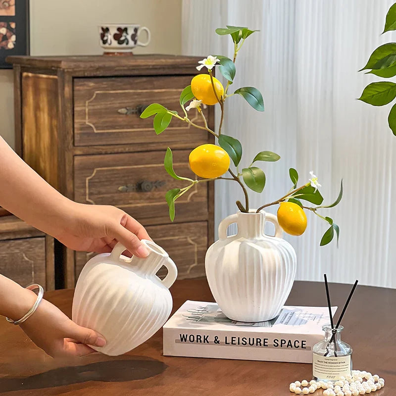 Ceramics Nordic Vase Flower Vase Bedroom Kitchen Tabletop
