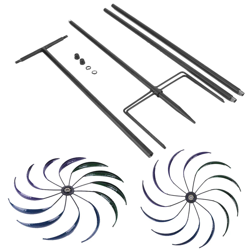 Public Craft Windmill Outdoor Wind Catcher Windmill Ornament for Yard Decoration
