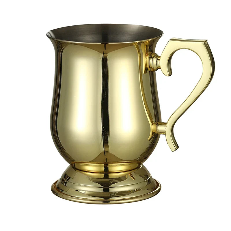 4PCS 550ml 18 Ounces Hammered Copper Plated  Moscow Mule Mug
