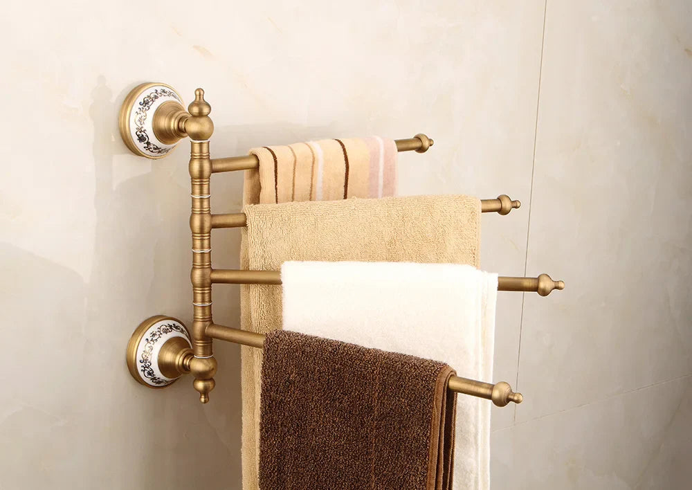 Porcelain Base Bathroom Hardware Set