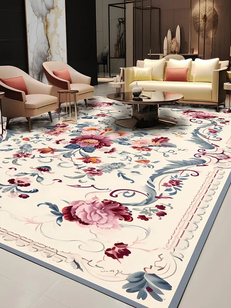 Pastoral Style Carpets for Living Room Bedroom Decor