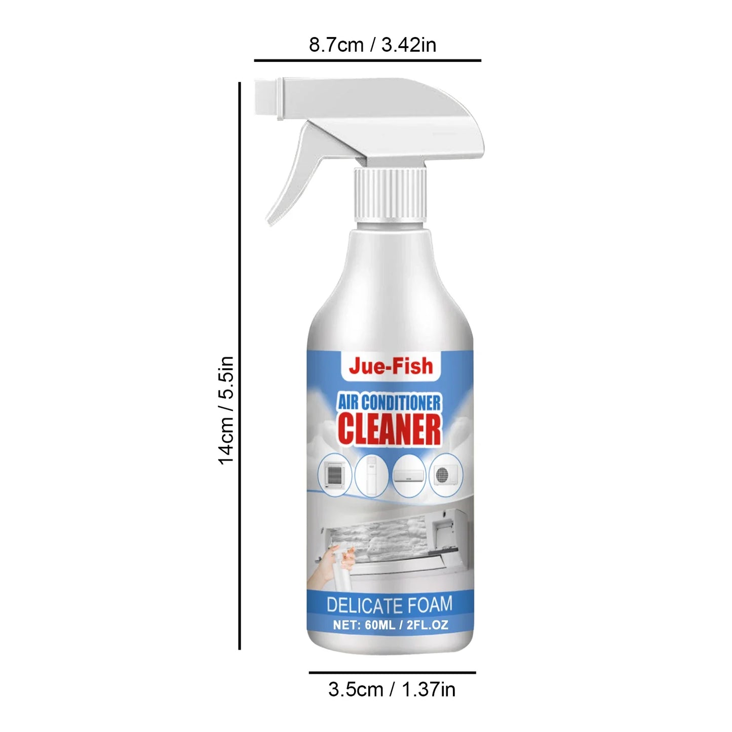 2pcs Air Conditioner Cleaner Spray  Foam Conditioner Cleaning Agent