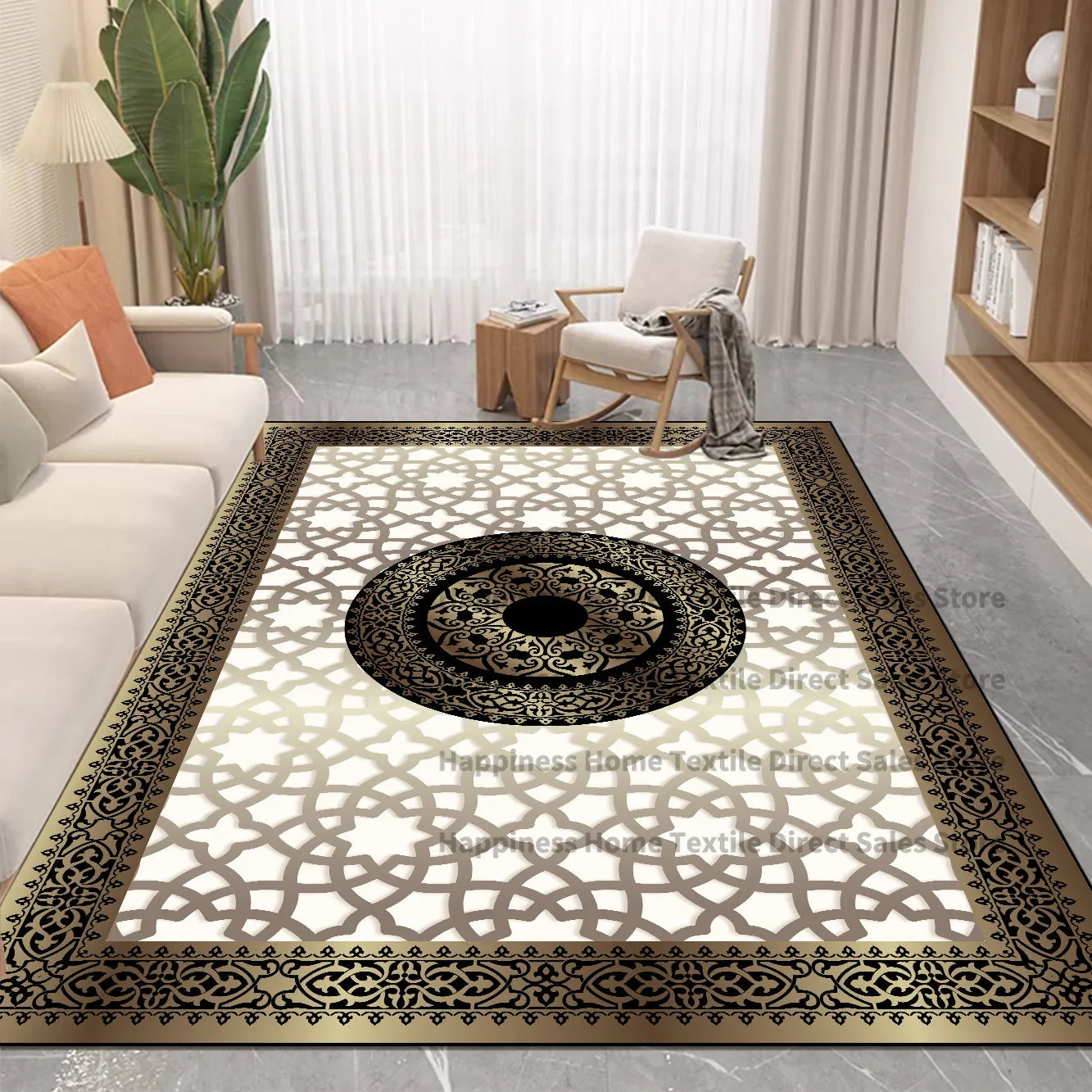 Nordic Luxury Style Carpet in The Living Room Decor Rugs
