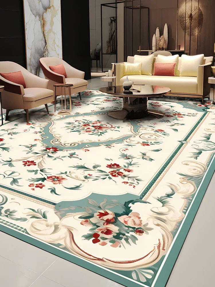 Pastoral Style Carpets for Living Room Bedroom Decor