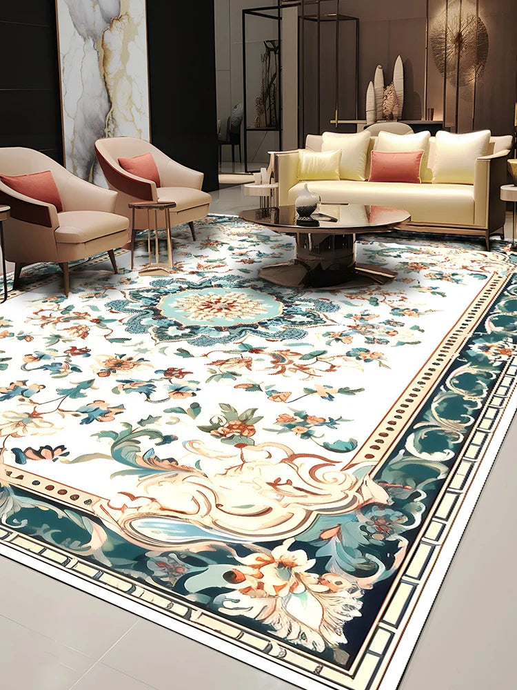 Pastoral Style Carpets for Living Room Bedroom Decor