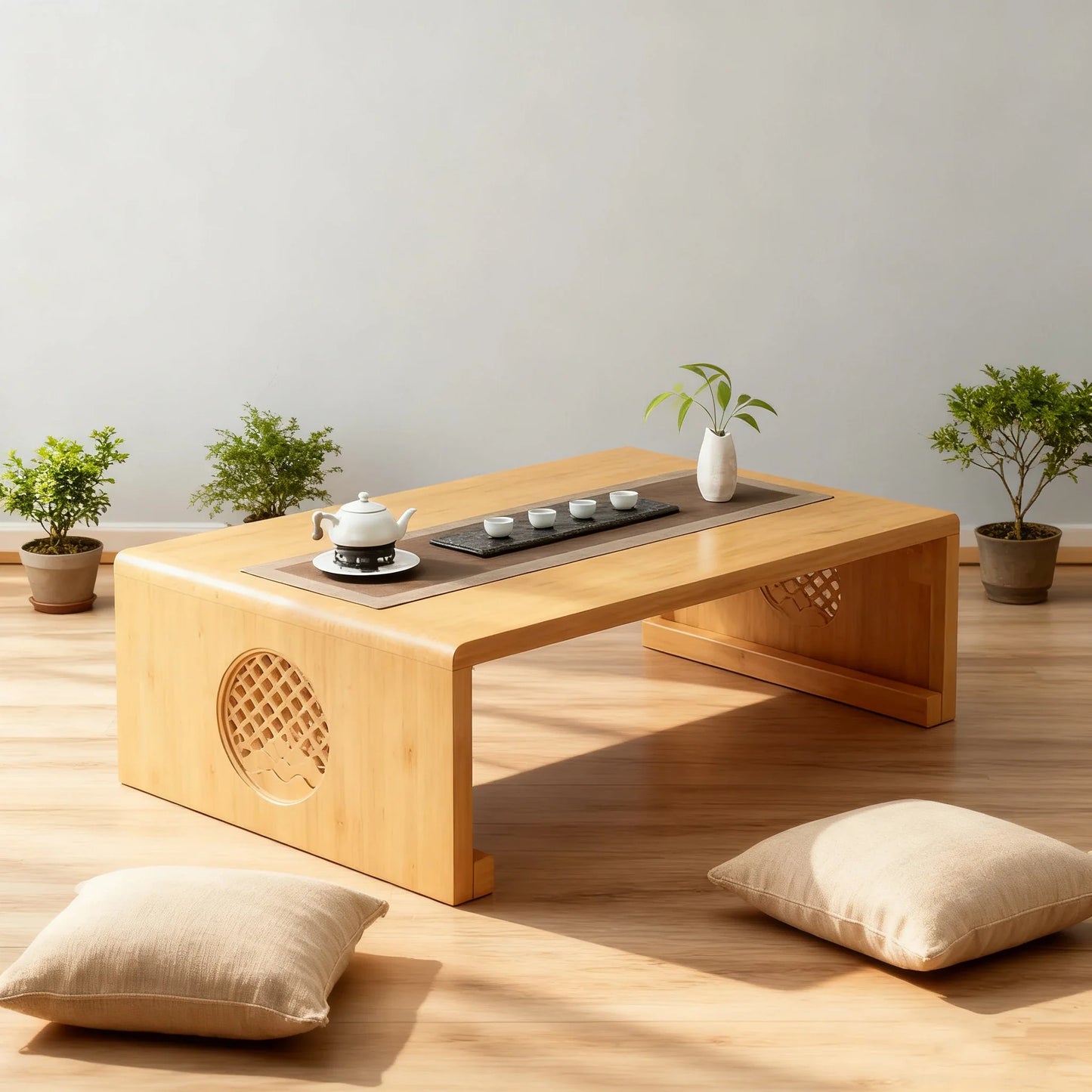 Foldable coffee table, Japanese-style low table