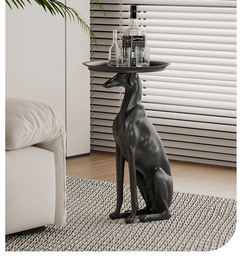 Dog Statue Sculpture, Coffee Table, Living Room Decoration,