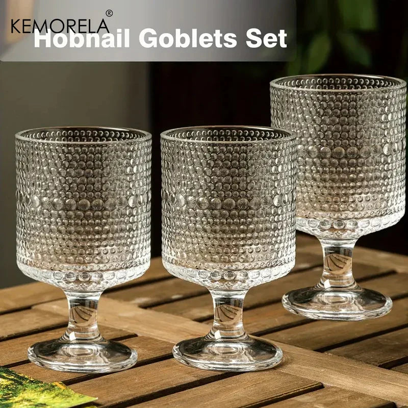8PCS/Set Vintage Wine Drinking Goblet