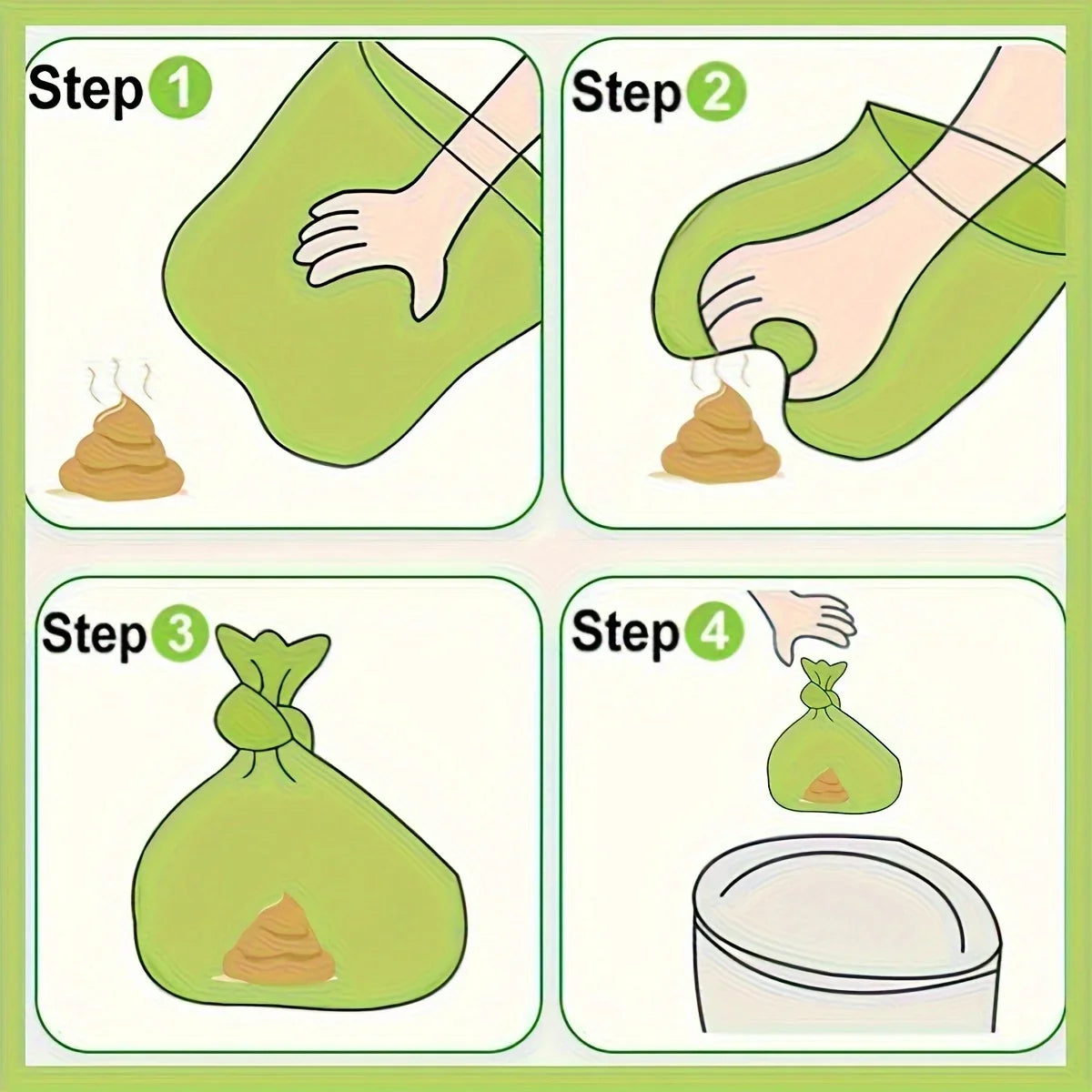 Biodegradable Dog Poop Bags, Extra Thick Leak Proof Waste Bags with Dispenser, Eco-Friendly  Scented