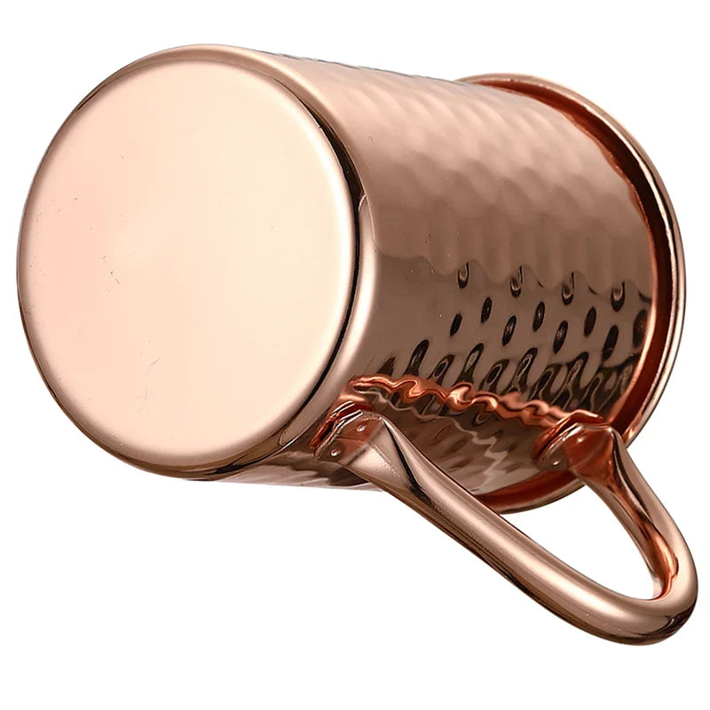 4PCS 550ml 18 Ounces Hammered Copper Plated  Moscow Mule Mug