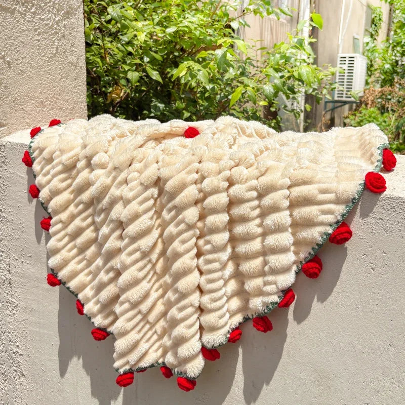 Romantic Rose Bouquet Blanket Soft and Lightweight Throw