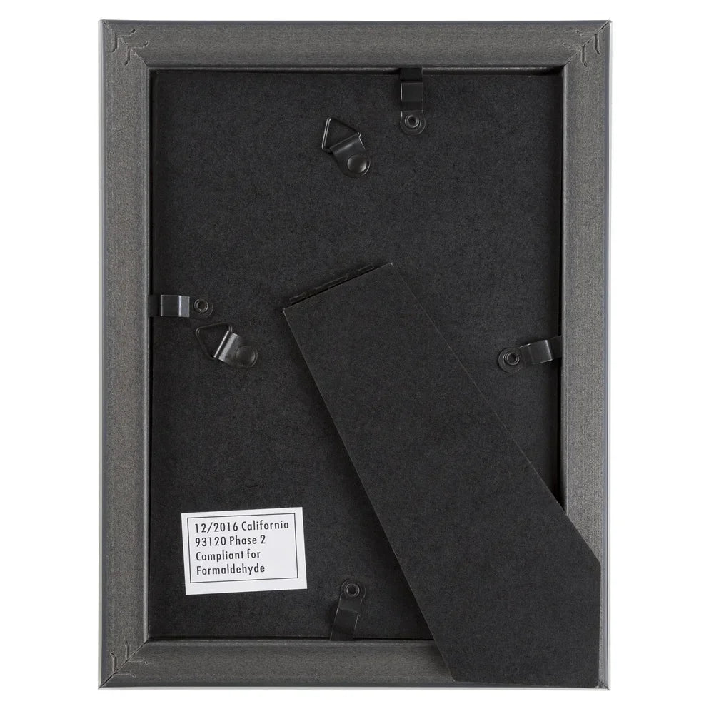 Set of 6 Black Picture Frames 5x7