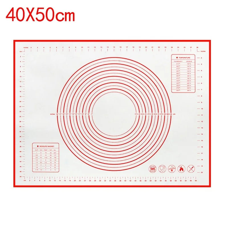 UNTIOR 1PCS Silicone Baking Mat Kneading Pad Dough Mat