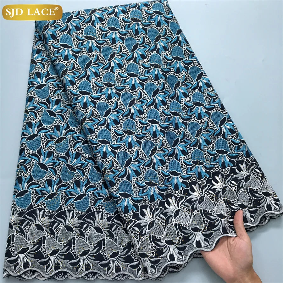 LACE African Nigerian Cotton Lace Fabrics