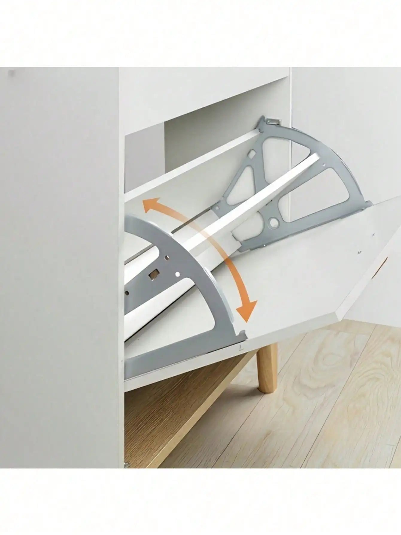 Double-Layer Rotating Shoe Cabinet  Easy Install, Durable, Space-Saving Cabinets