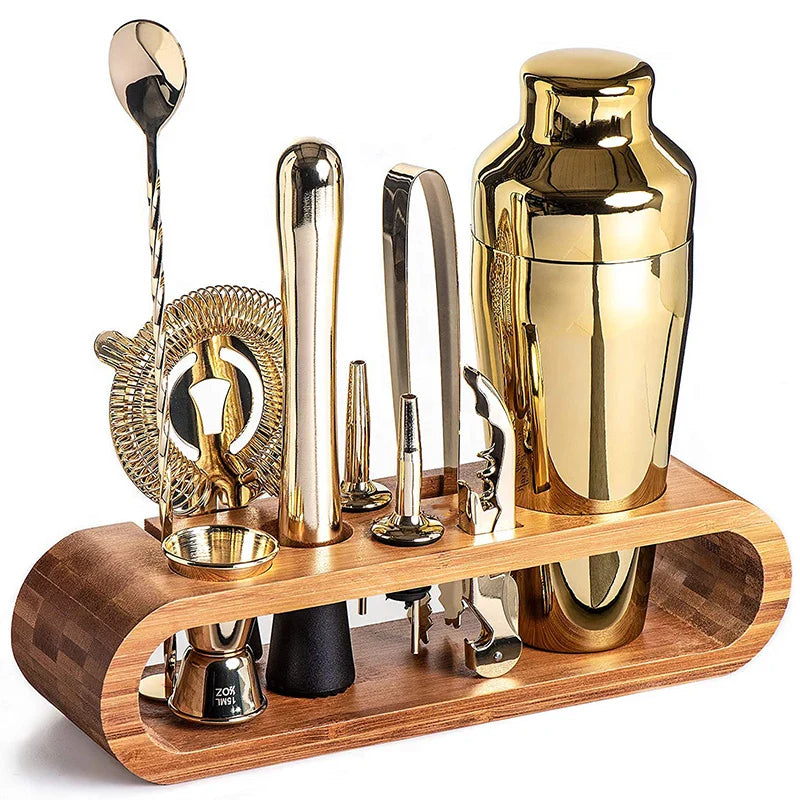 Cocktail Bar set Mixology Bartender Kit: 10-Piece Bar Tool Set
